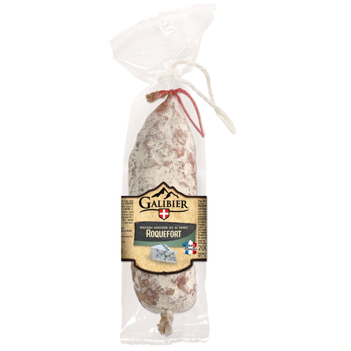 GALIBIER Saucisson sec au Roquefort AOP 200g