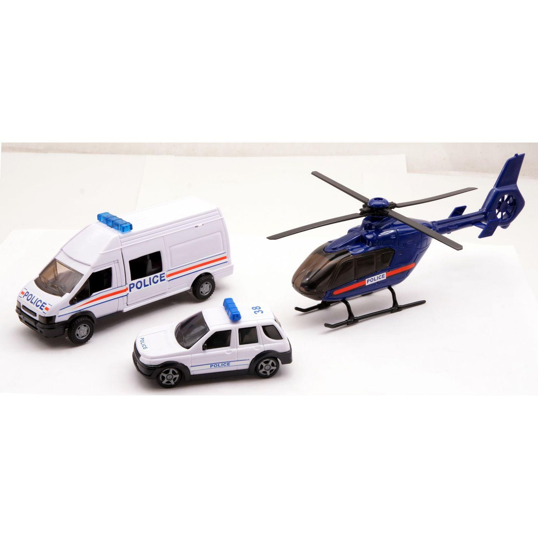 Voir la diapositive 6 : ONE TWO FUN Pack de 3 véhicules d'urgences