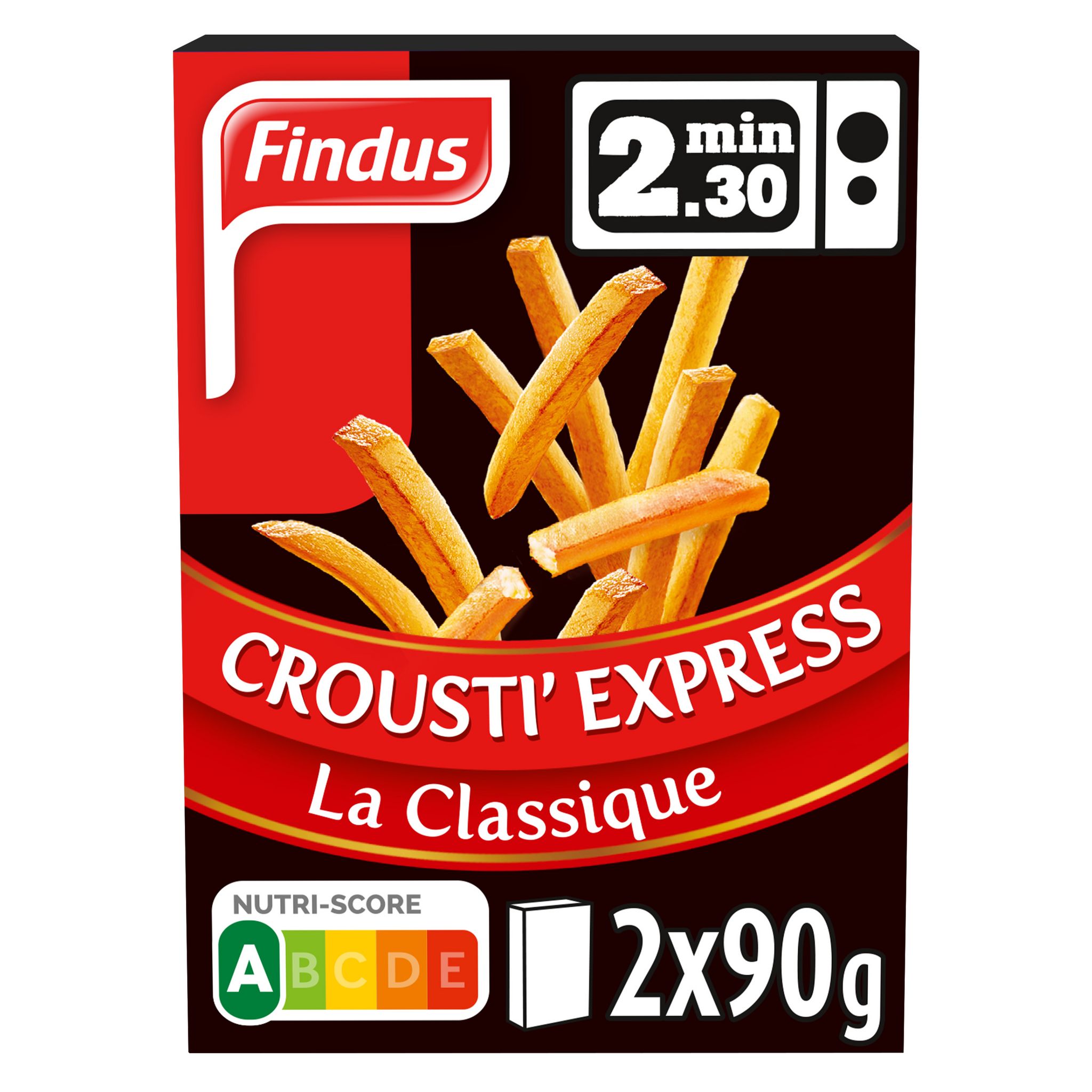 FINDUS Frites pour micro-ondes 180g