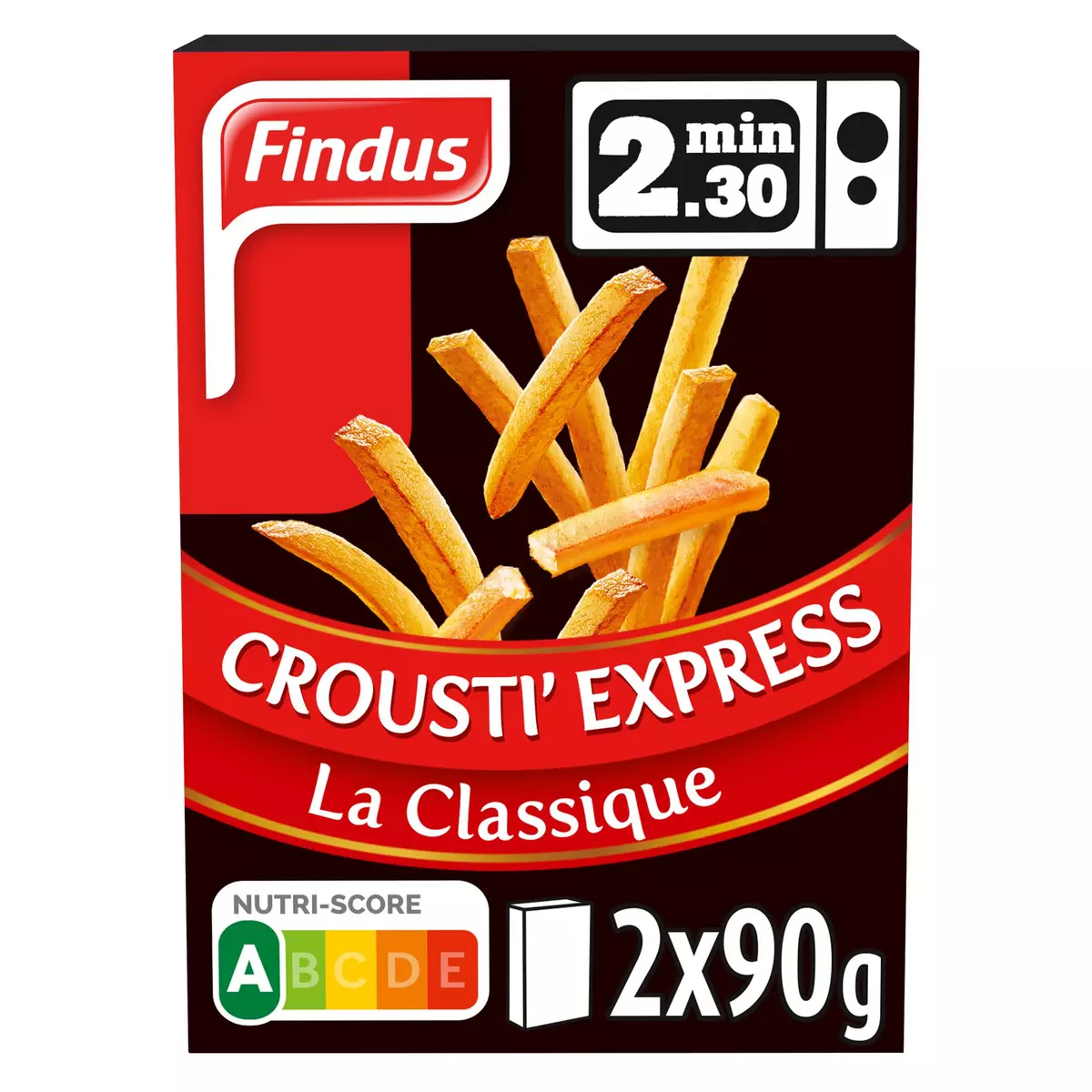 FINDUS Frites pour micro-ondes 180g