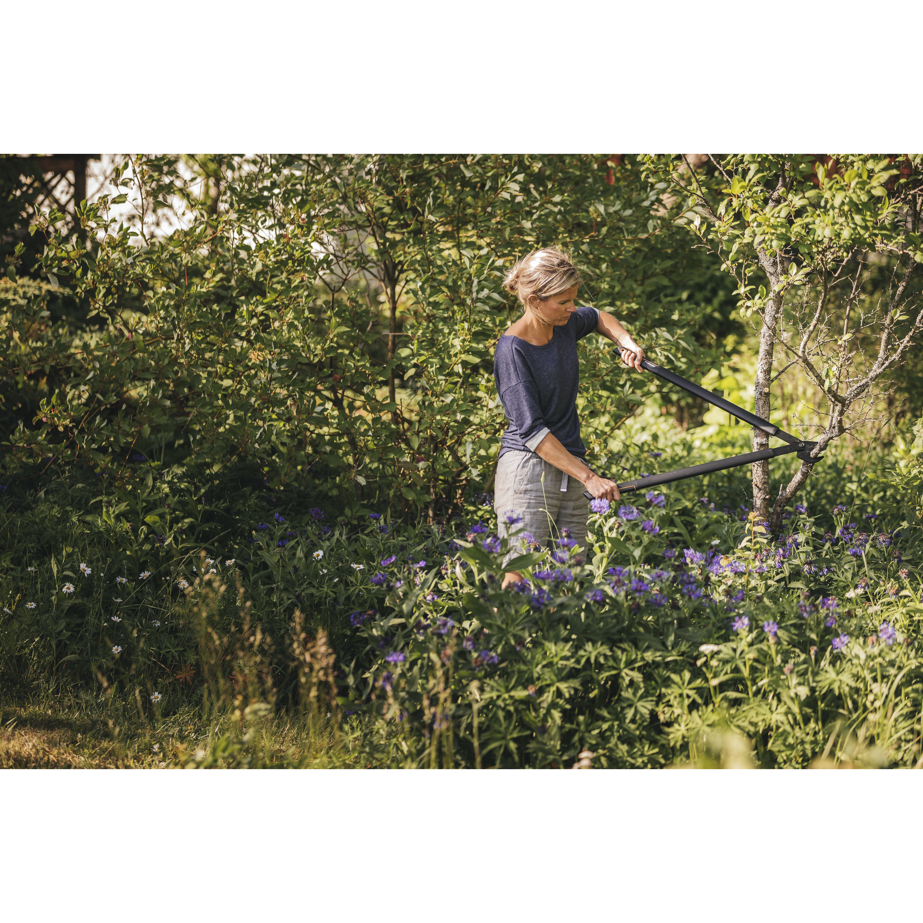 Voir la diapositive 4 : FISKARS Coupe-branches à lame franche - 80 cm - SINGLESTEP