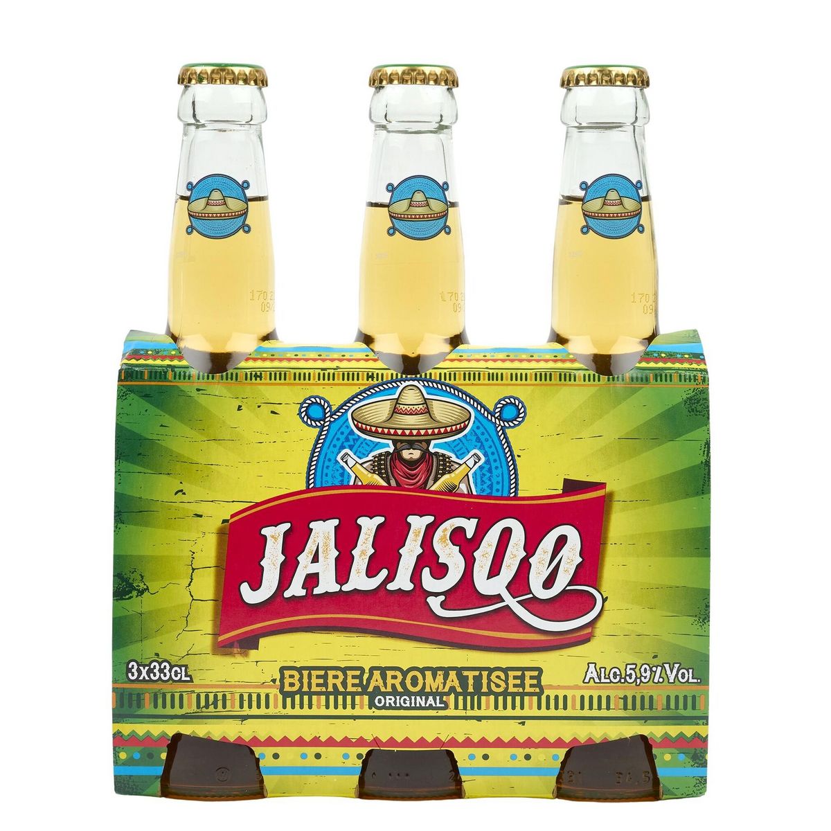 JALISQO Bière aromatisée téquila 5.9% 3x33cl