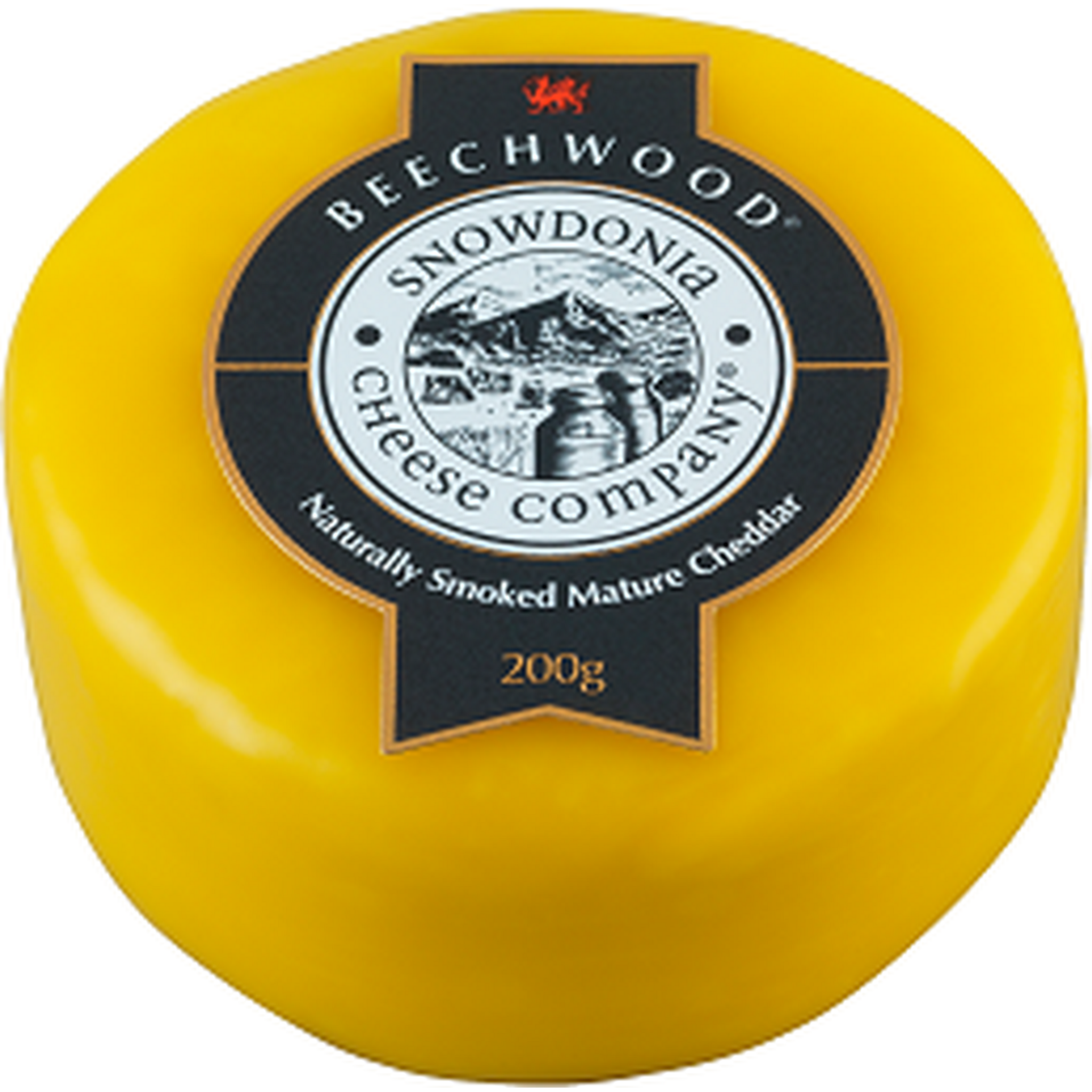 Voir la diapositive 2 : SNOWDONIA CHEESE Fromage cheddar fumé au bois de hêtre 200g