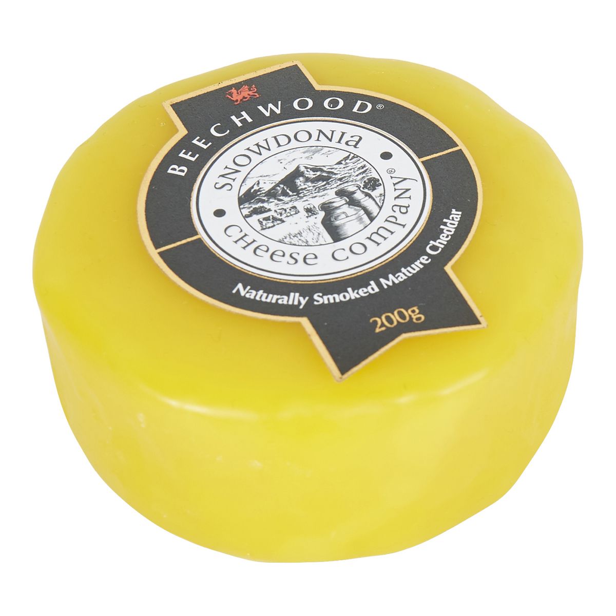SNOWDONIA CHEESE Fromage cheddar fumé au bois de hêtre 200g