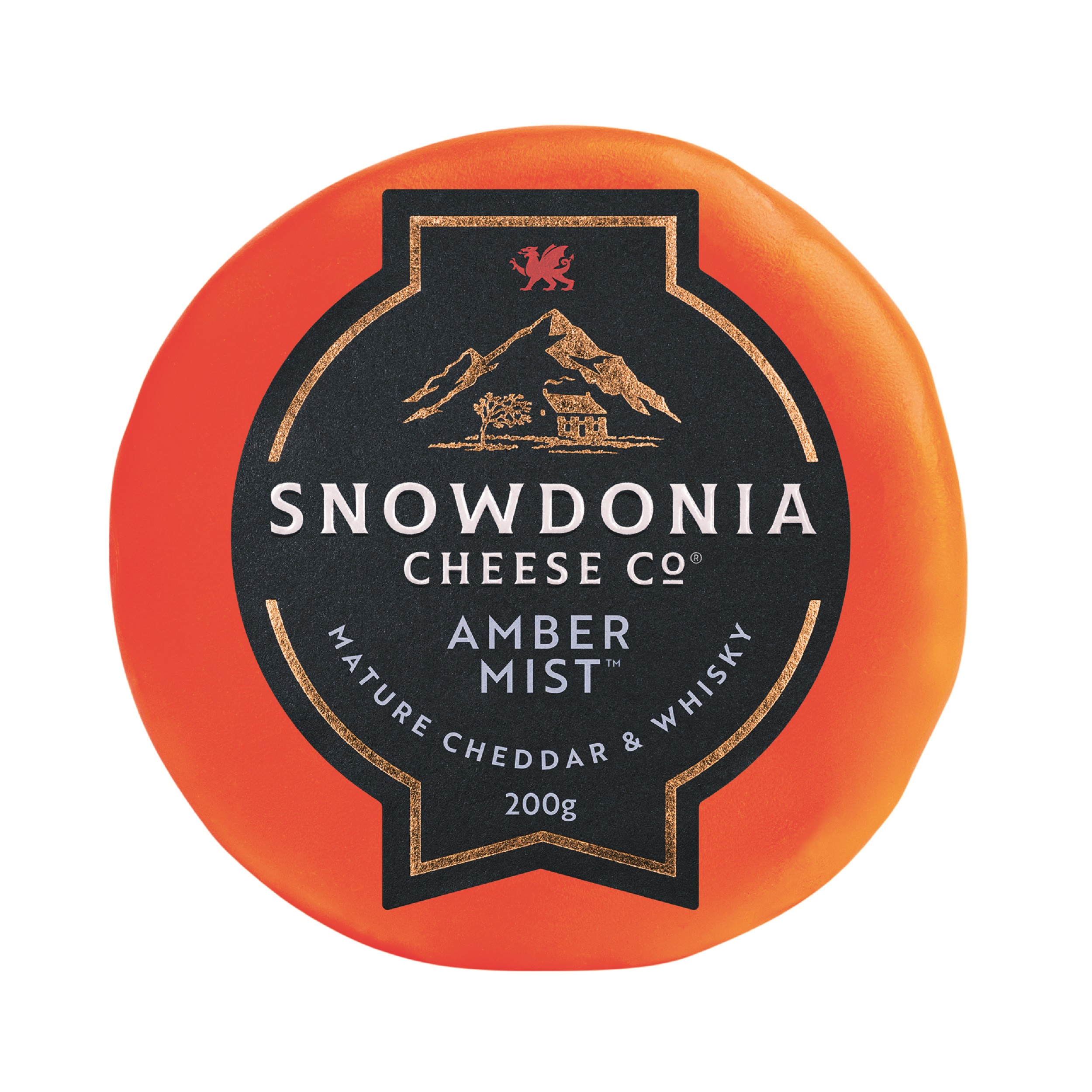 Voir la diapositive 3 : SNOWDONIA CHEESE Cheddar mature - Fromage au lait de vache et whisky 200g