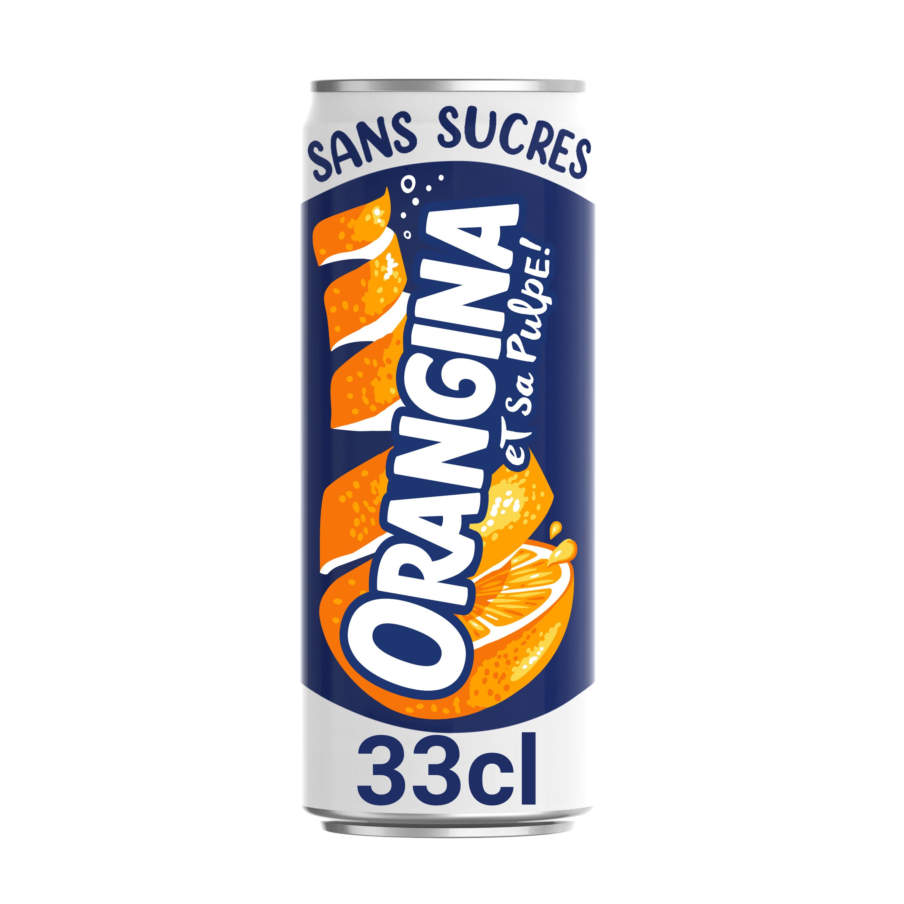 Voir la diapositive 2 : ORANGINA Boisson gazeuse à l'orange sans sucres 33cl