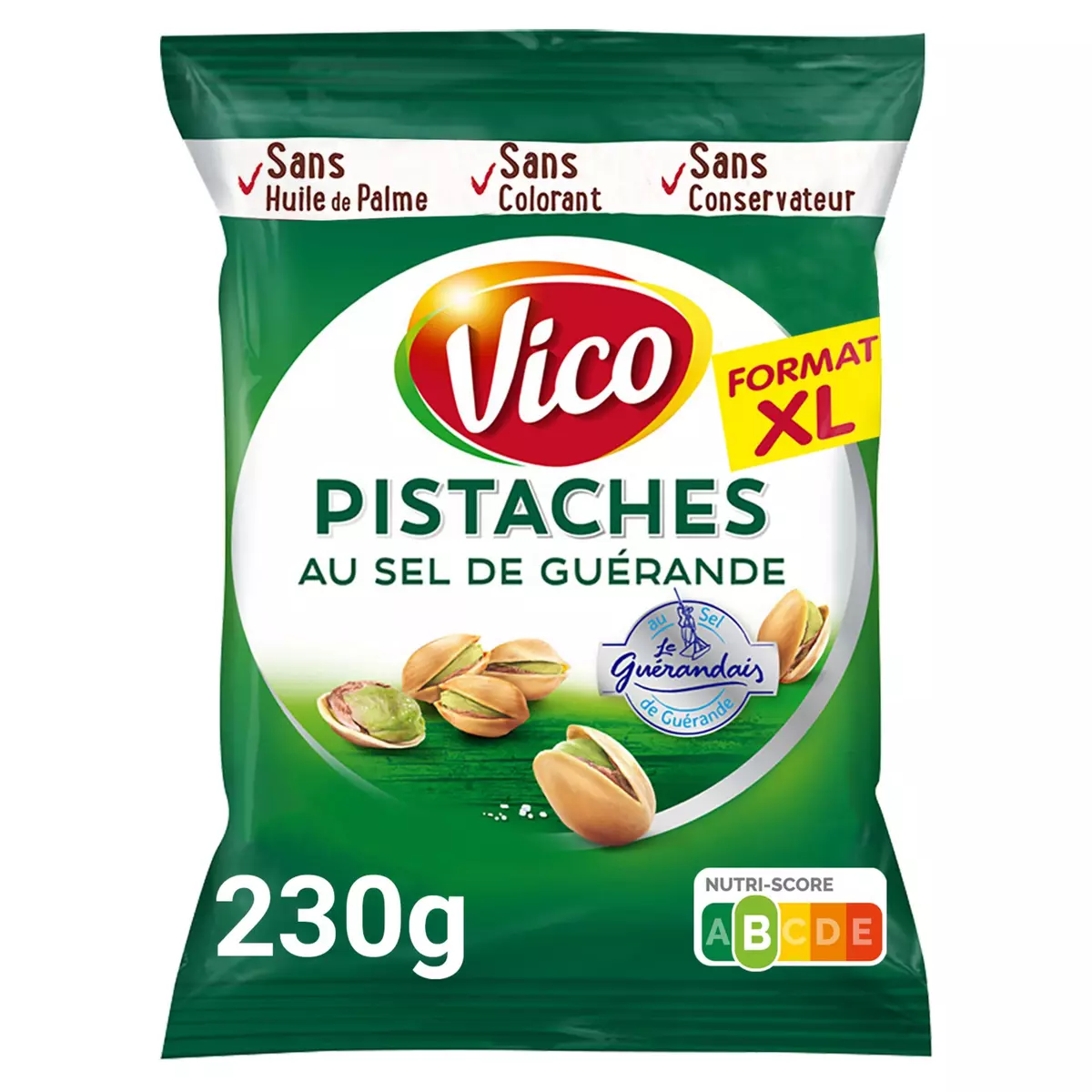 VICO Pistaches au sel de Guérande format XL 230g