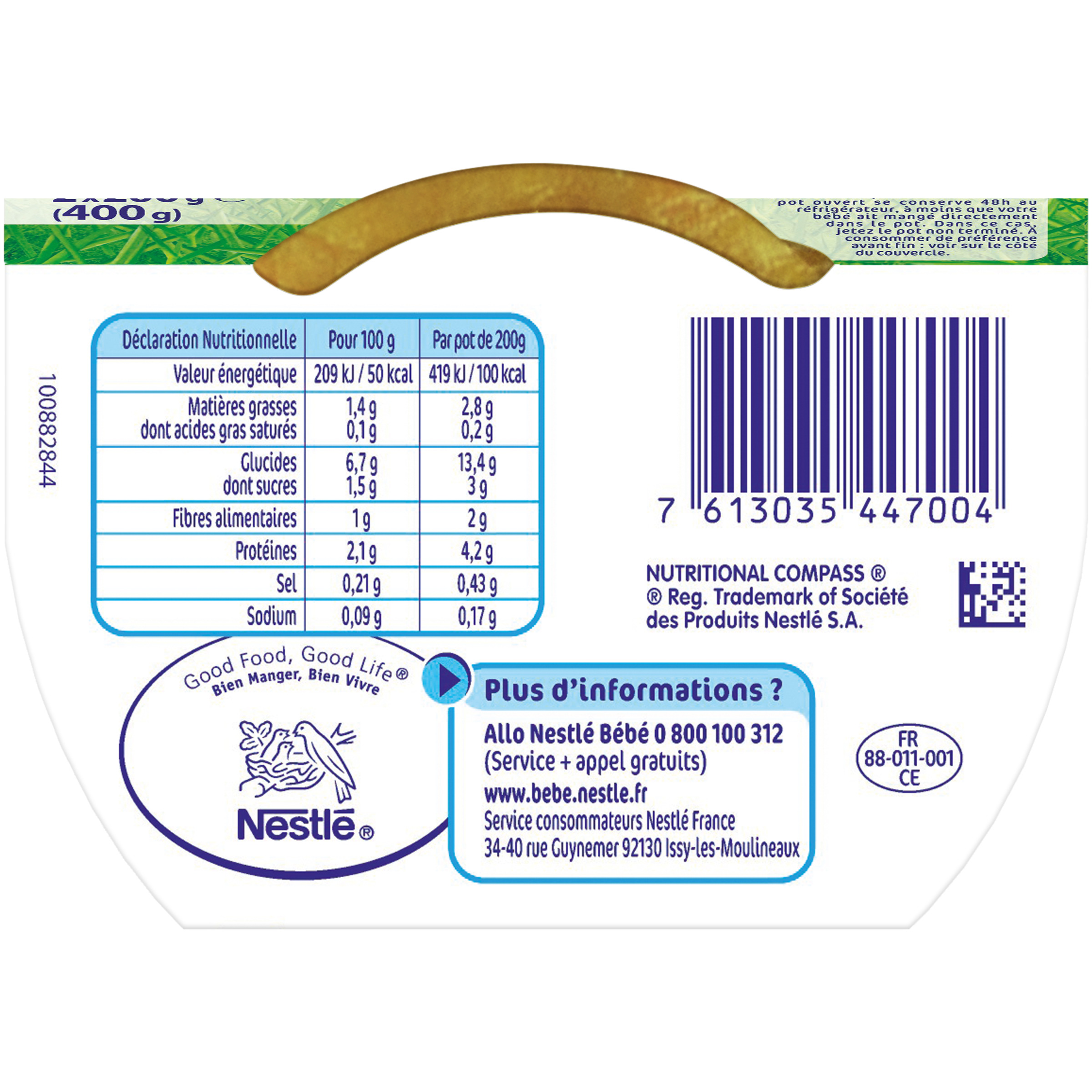Voir la diapositive 8 : NESTLE Naturnes bol carottes potiron et canard dès 8 mois 2x200g
