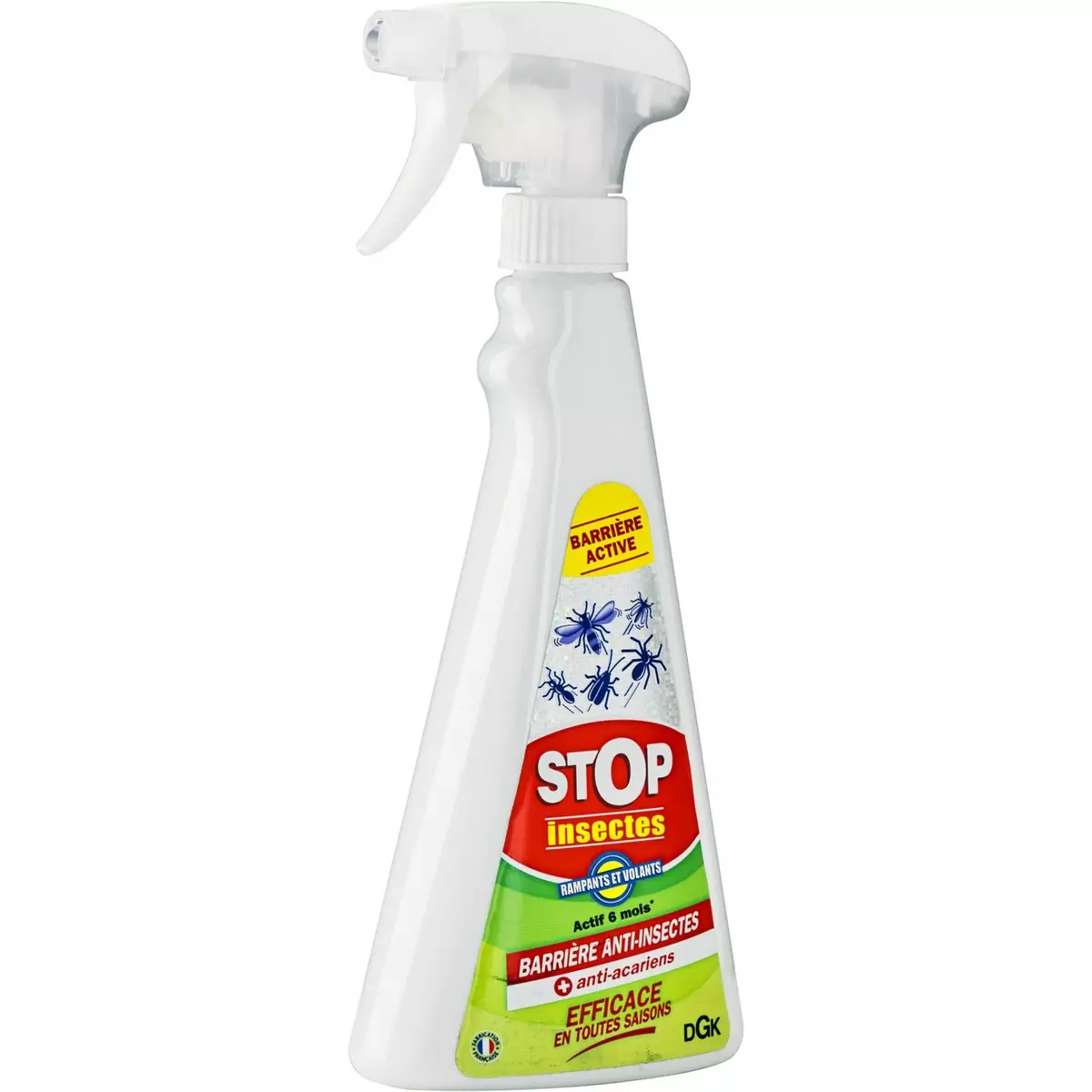 STOP INSECTES Spray barrage anti-insectes & acariens toutes saisons efficace 6 mois 600ml