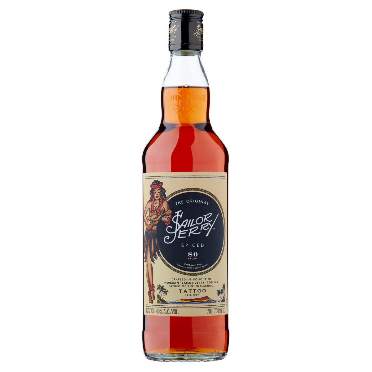 SAILOR JERRY Rhum brun épicé 40% 70cl