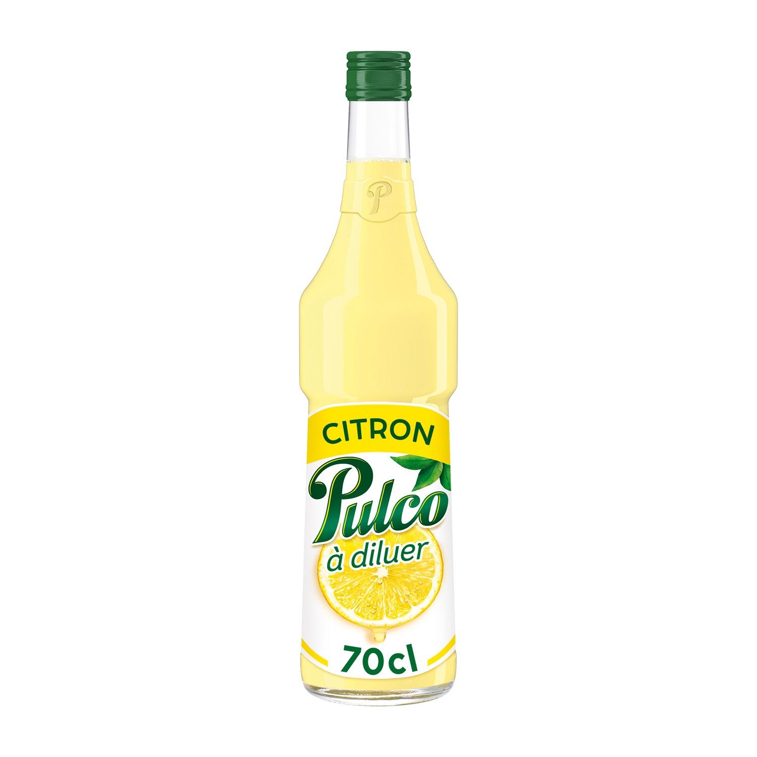 Voir la diapositive 2 : PULCO Sirop concentré citron à diluer 70cl