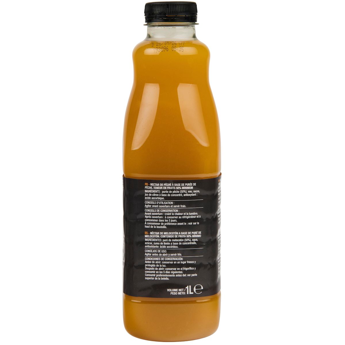AUCHAN Nectar Instant gourmand pêche 1l