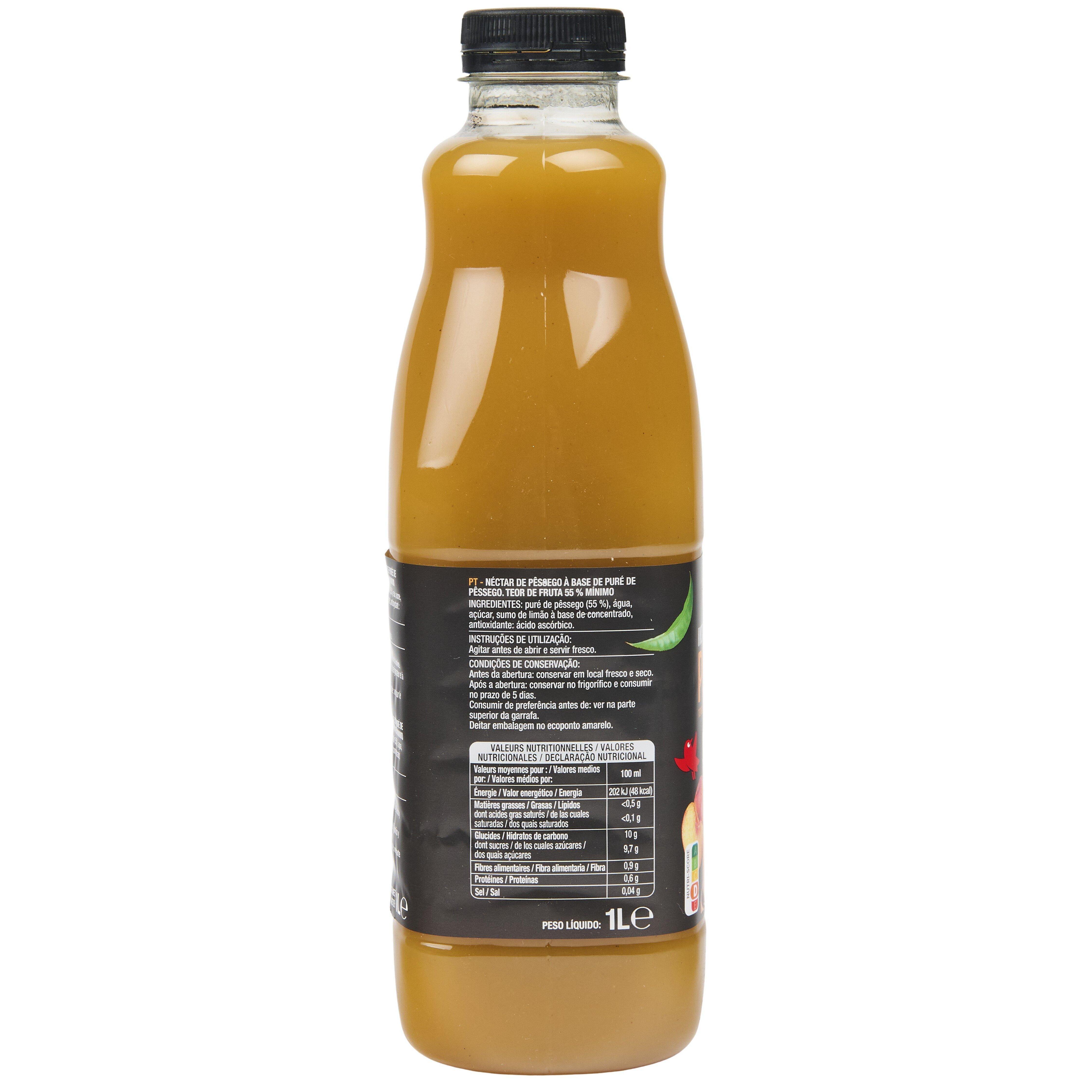 Voir la diapositive 5 : AUCHAN Nectar Instant gourmand pêche 1l