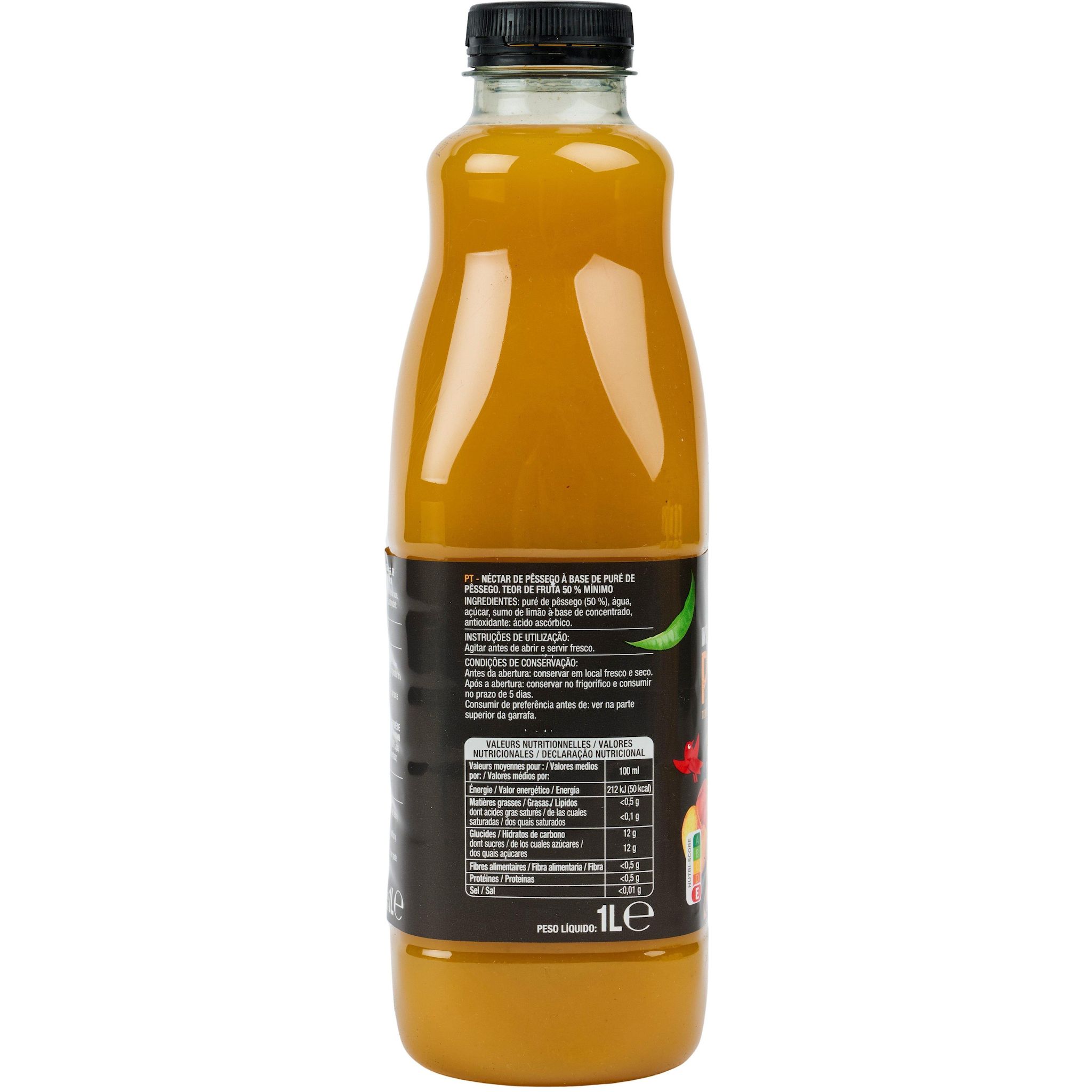 Voir la diapositive 5 : AUCHAN Nectar Instant gourmand pêche 1l