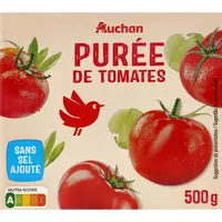 AUCHAN Auchan double concentré de tomates 3x70g pas cher 
