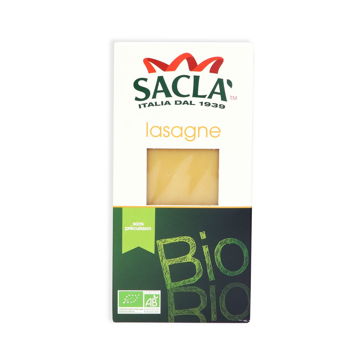 SACLA Lasagnes bio 500g