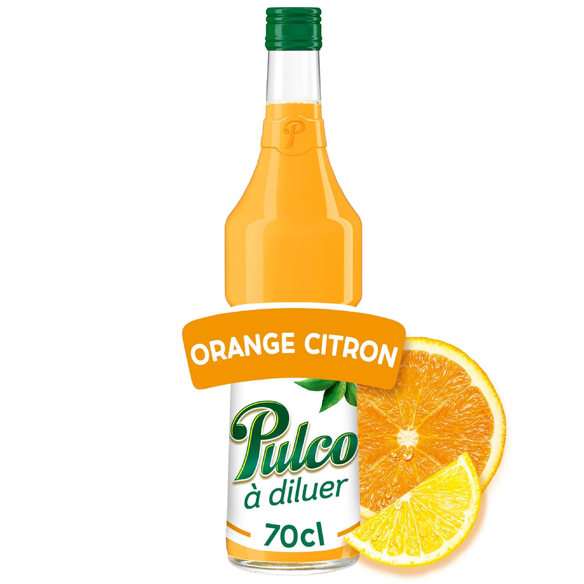 Voir la diapositive 2 : PULCO Sirop concentré orange citron à diluer 70cl