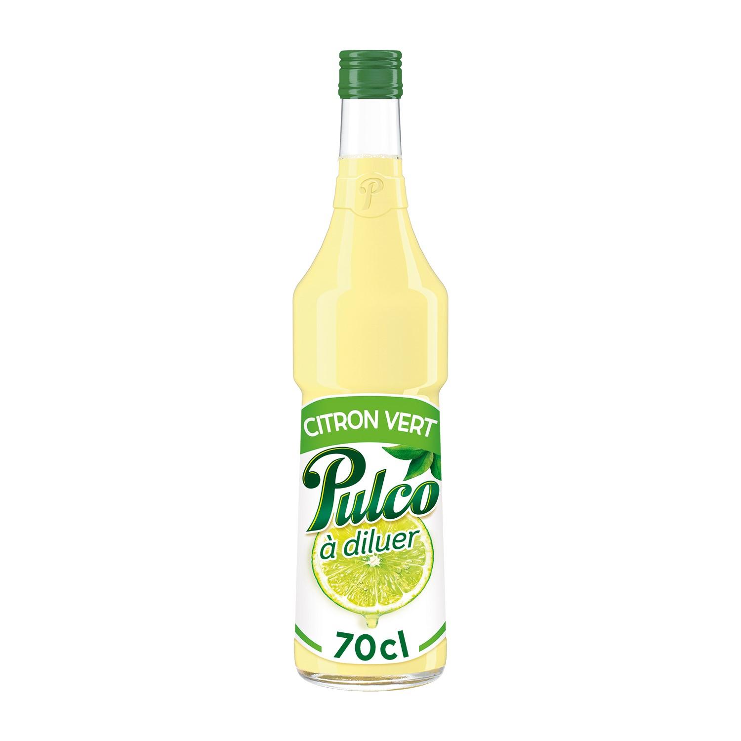 Voir la diapositive 2 : PULCO Sirop concentré citron vert à diluer 70cl