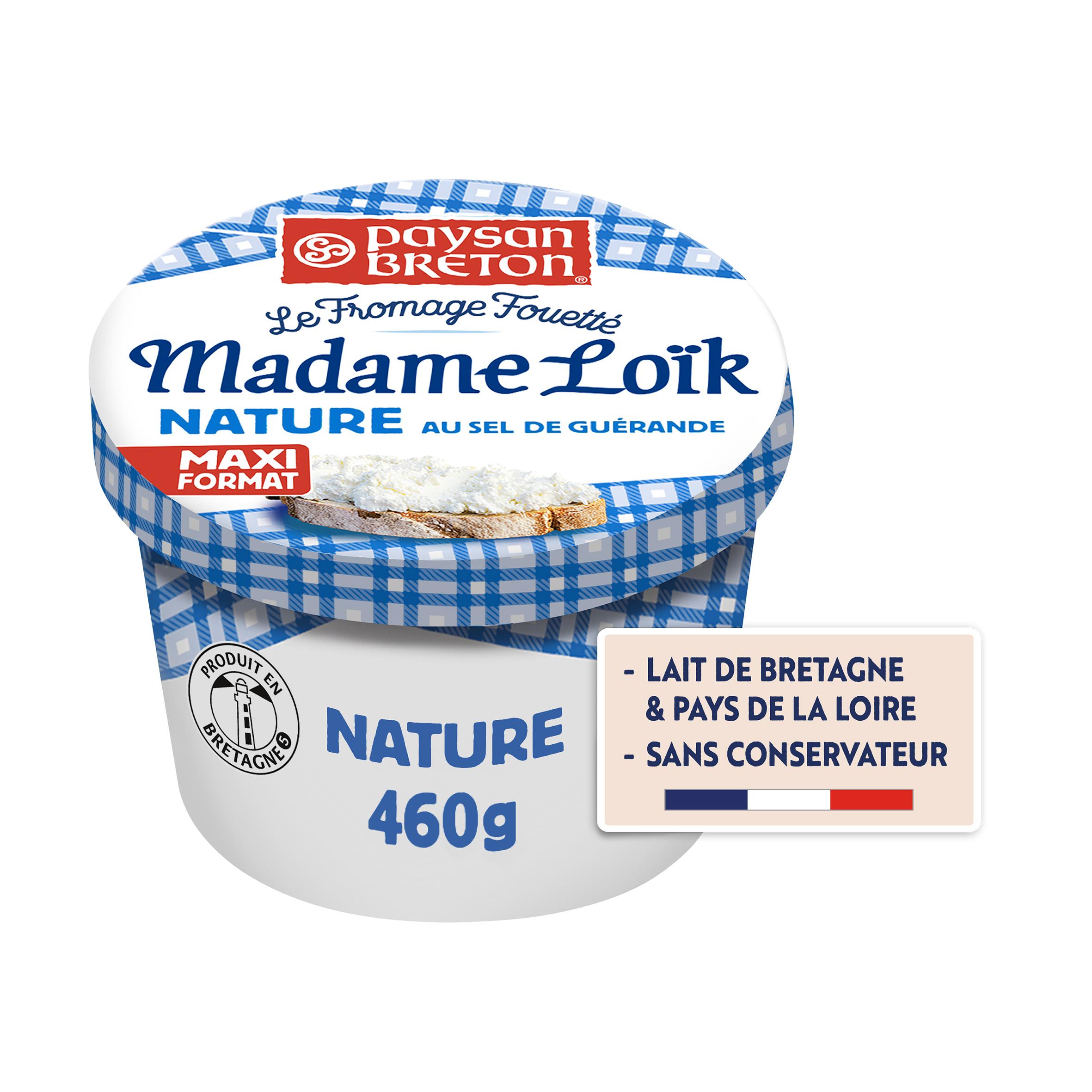 Voir la diapositive 2 : PAYSAN BRETON Madame Loîk le fromage fouetté au sel de Guérande 460g