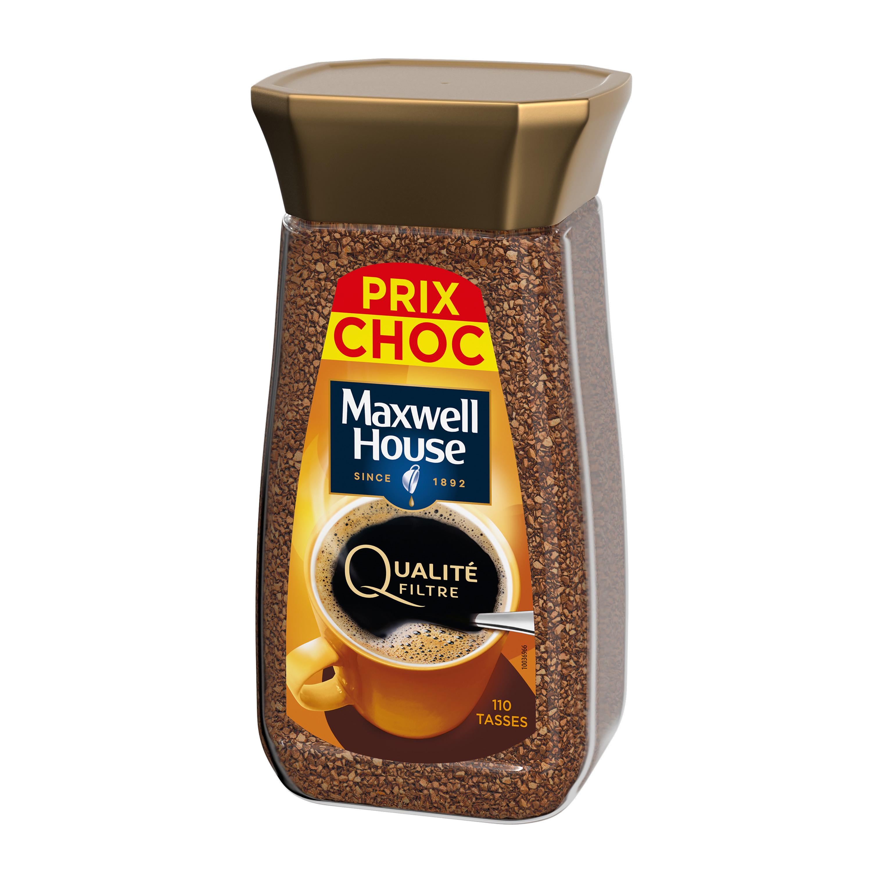 Voir la diapositive 4 : MAXWELL Café soluble qualité filtre 200g
