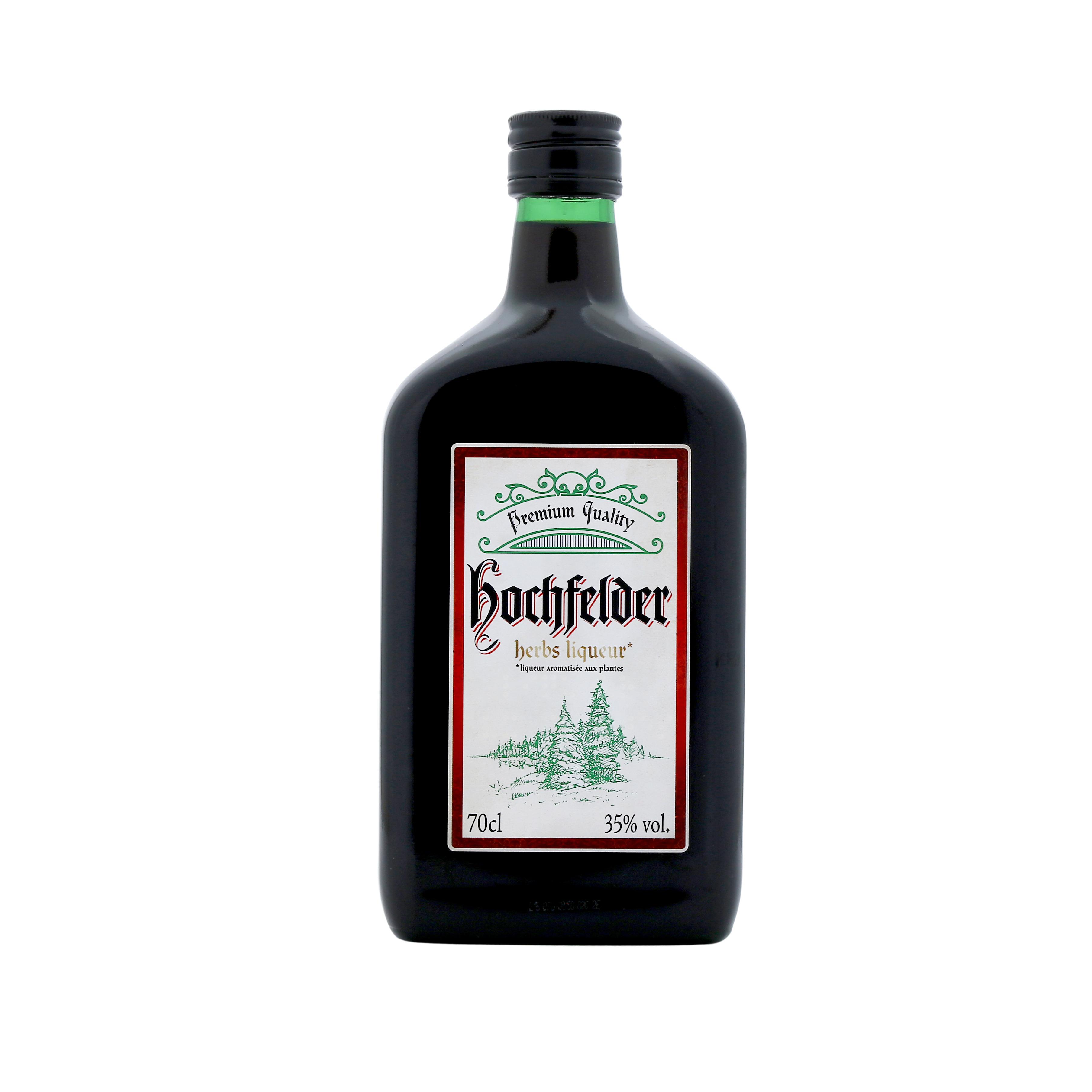 Voir la diapositive 2 : HOCHFELDER Liqueur de plantes 35% 70cl