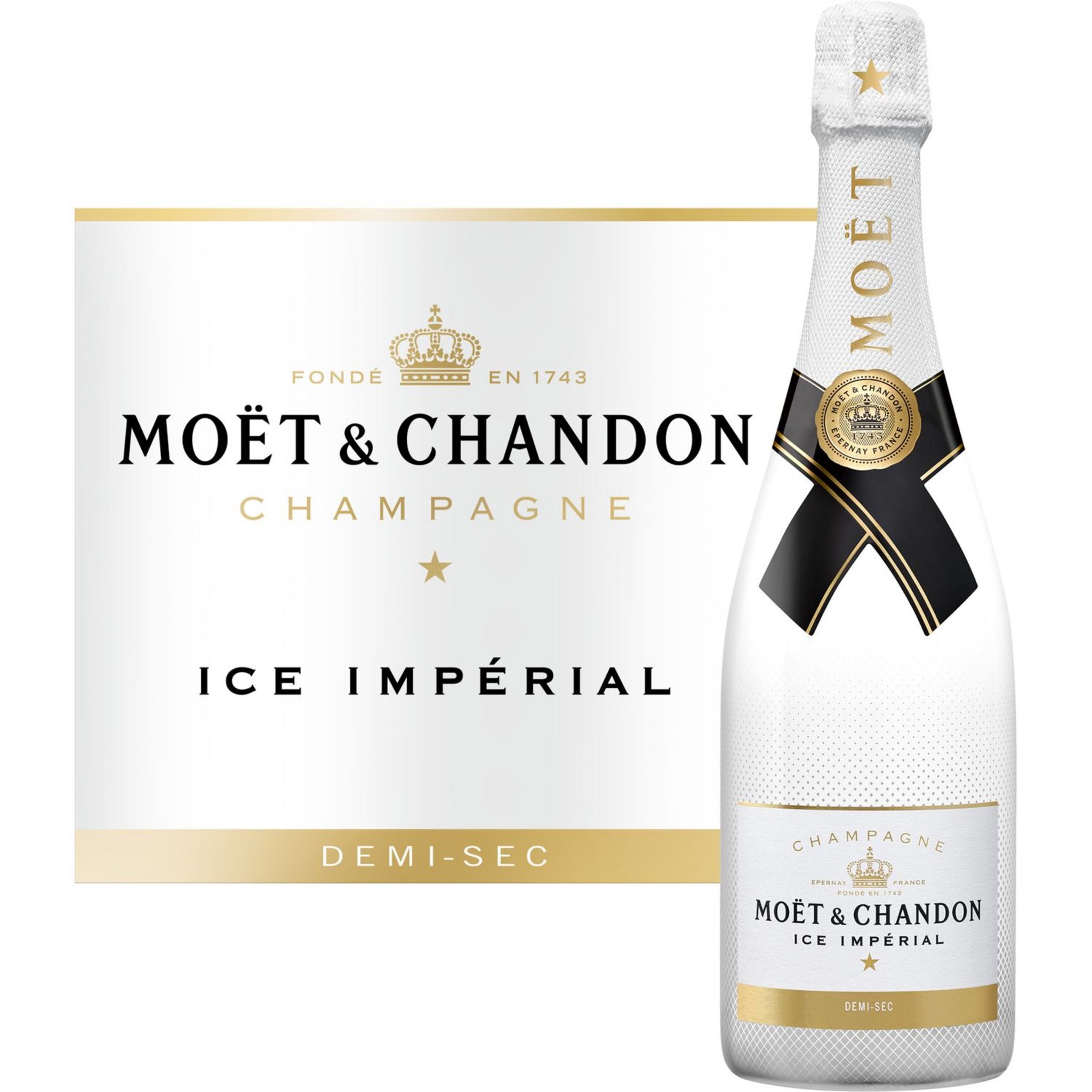 Voir la diapositive 2 : MOET ET CHANDON AOP Champagne Ice Impérial brut 75cl