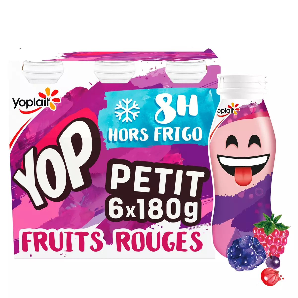 YOPLAIT Yaourt à boire aux fruits 12x40g pas cher 
