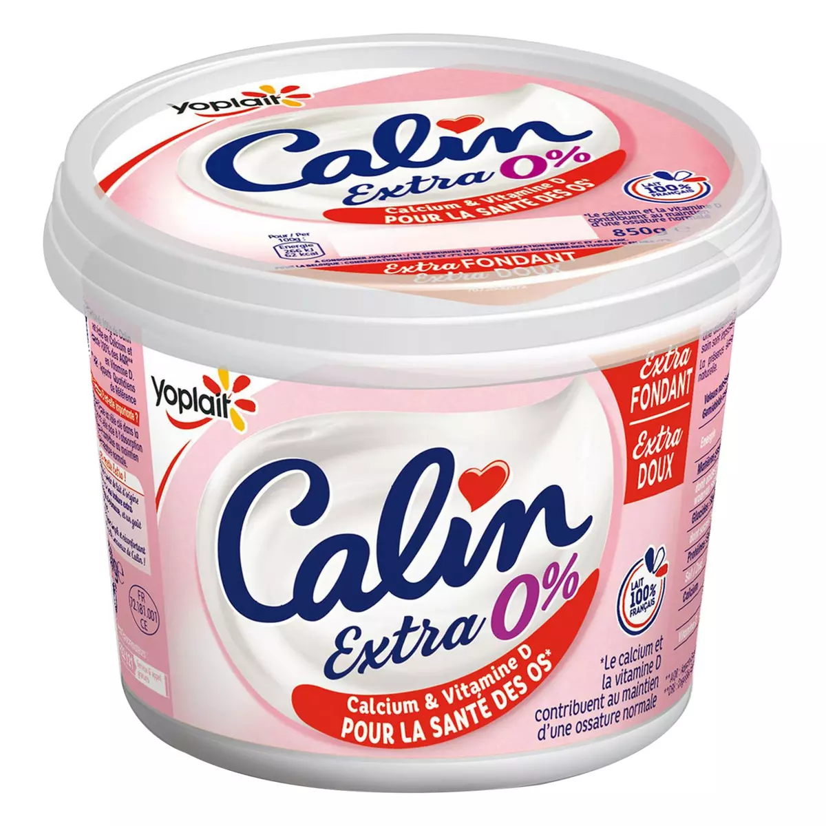 CALIN Extra - Fromage blanc 0% MG 850g