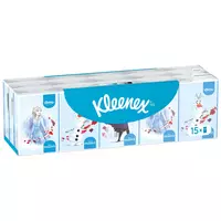 Mouchoirs Kleenex Balsam - 144 petits paquets de poche (9 mouchoirs par  paquet ! =