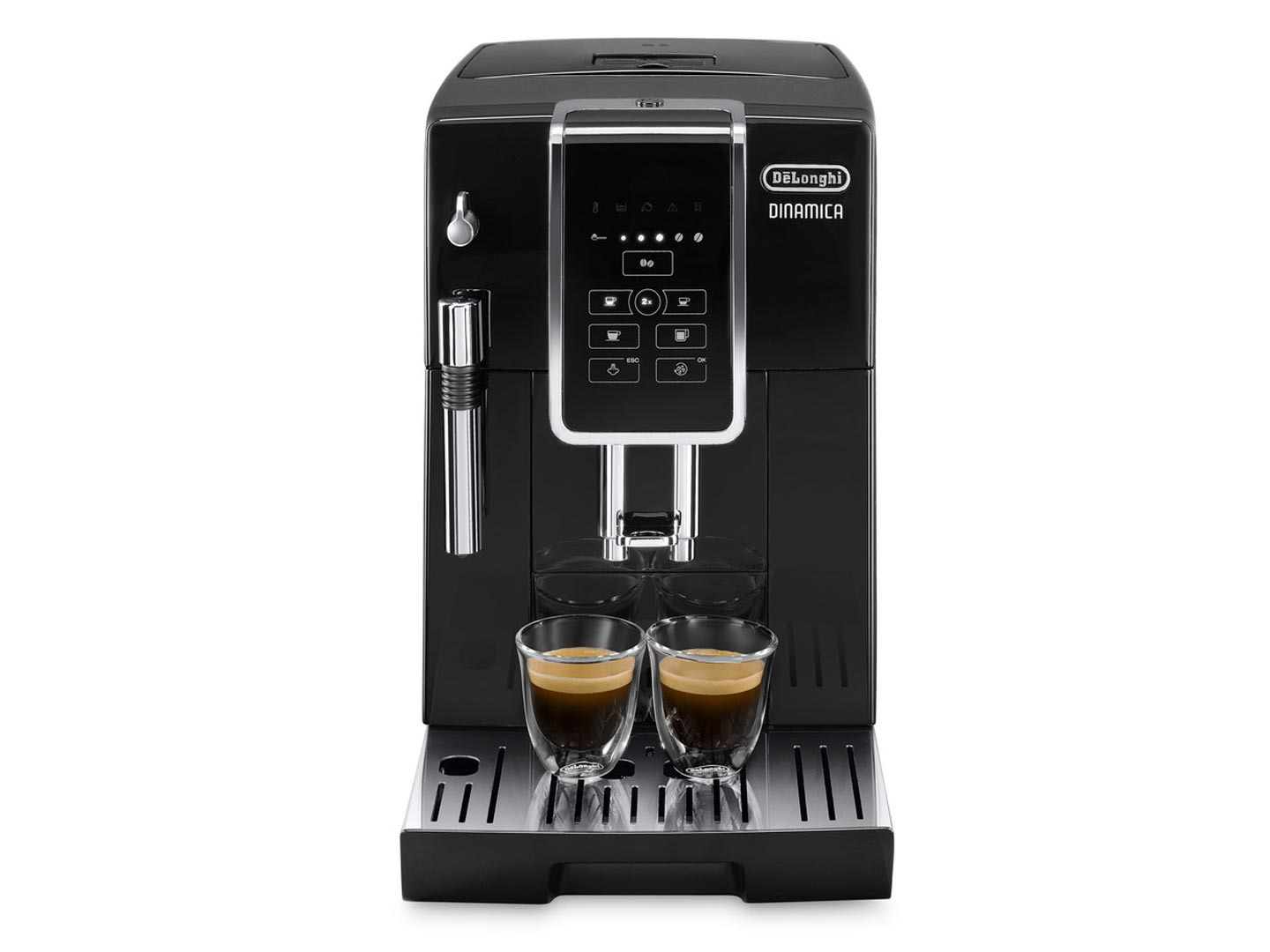 Voir la diapositive 2 : DELONGHI Machine à café expresso avec broyeur FEB 35.15.B Dinamica - Noir