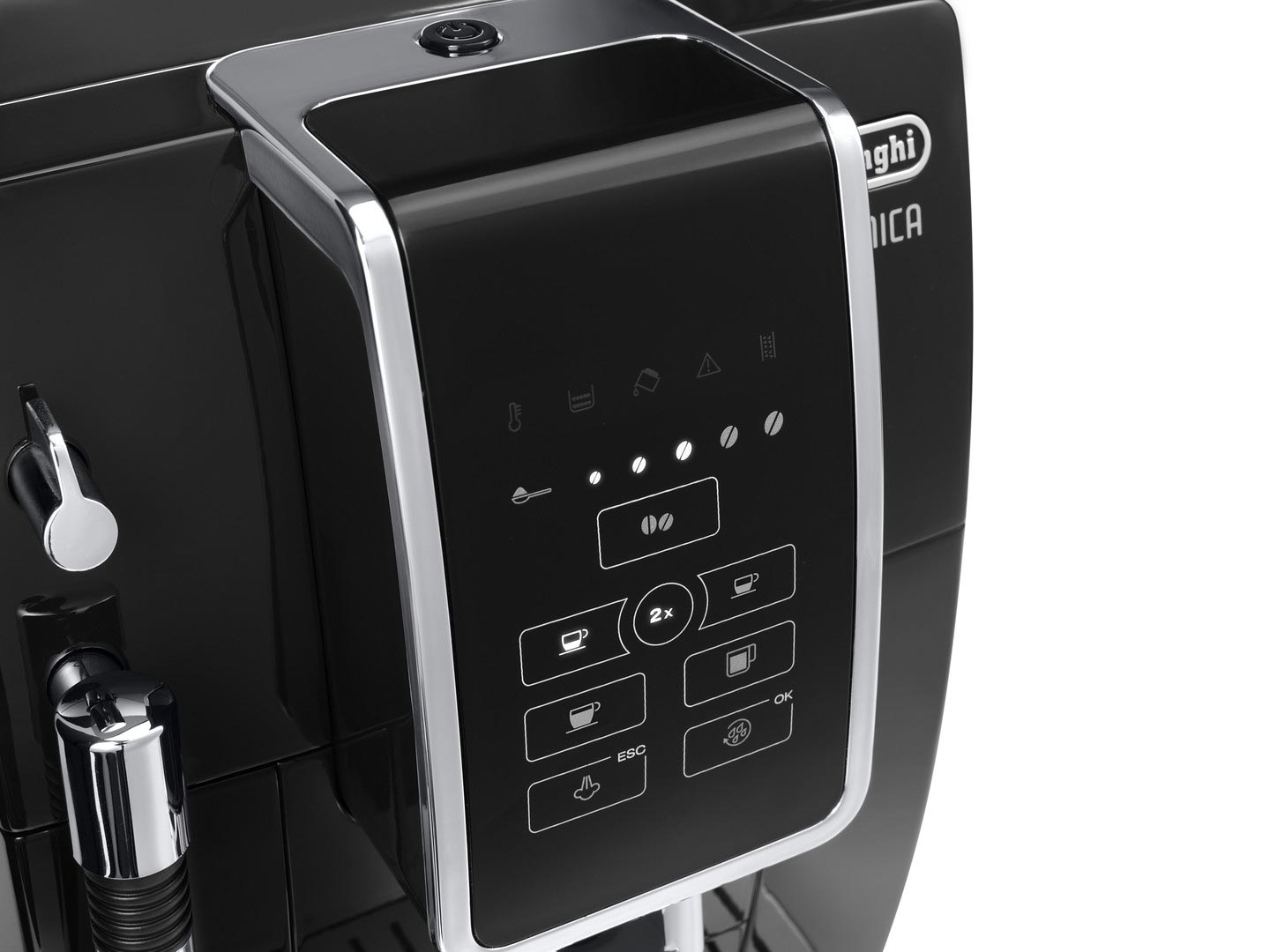 Voir la diapositive 4 : DELONGHI Machine à café expresso avec broyeur FEB 35.15.B Dinamica - Noir