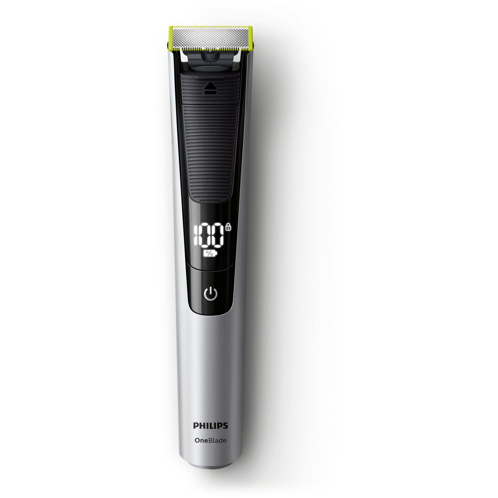 Voir la diapositive 2 : PHILIPS Tondeuse barbe sans fil QP6520/20 One Blade Pro - Noir et Argent