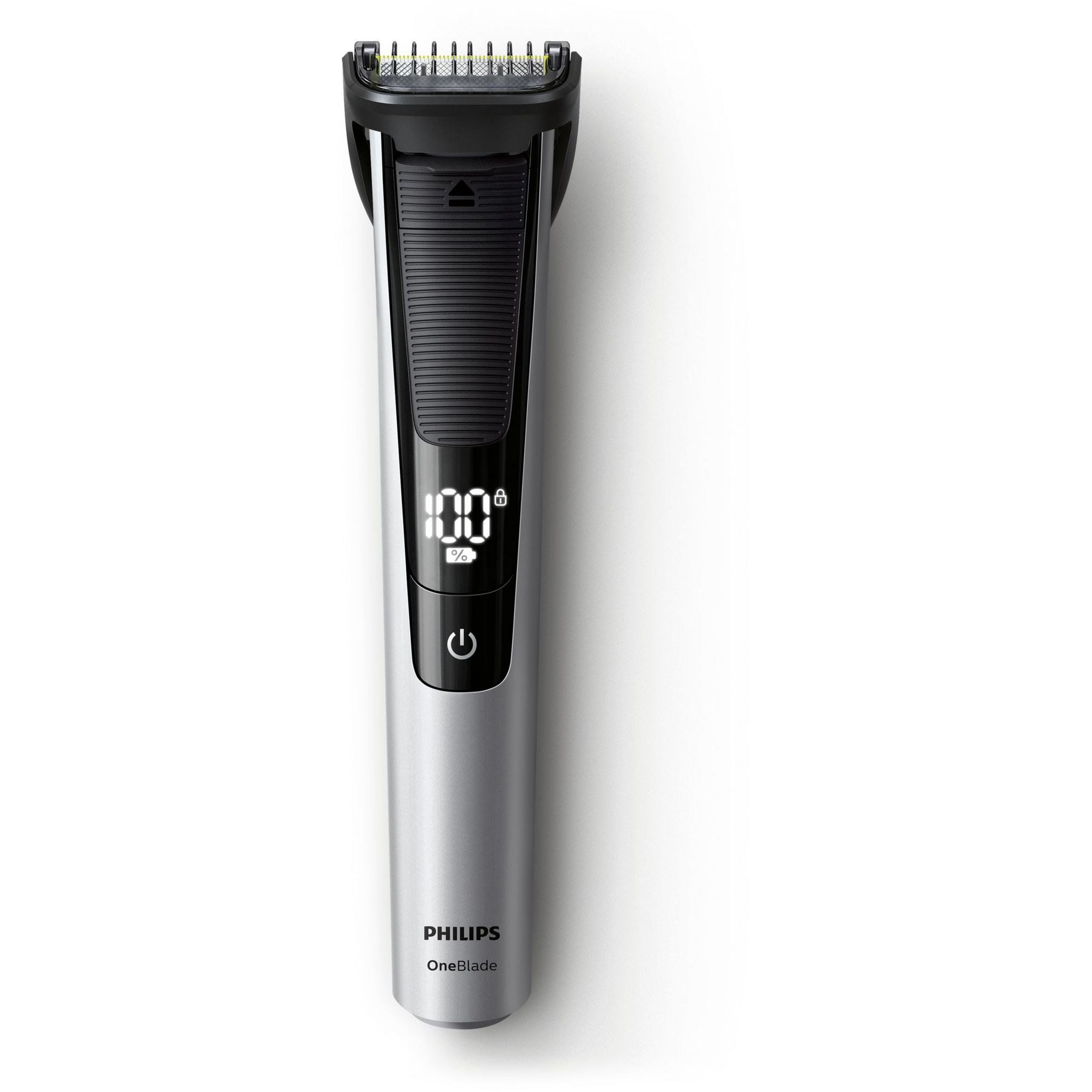 Voir la diapositive 5 : PHILIPS Tondeuse barbe sans fil QP6520/20 One Blade Pro - Noir et Argent