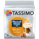 TASSIMO Dosettes de café Maxwell House macchiato goût caramel 8 dosettes 268g