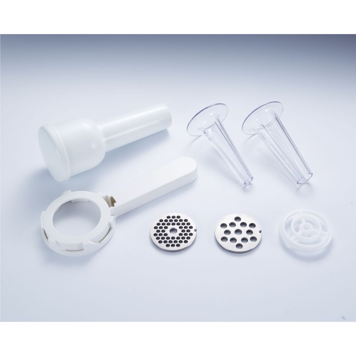 QILIVE Robot pâtissier multifonction avec hachoir Q.5101 - Blanc