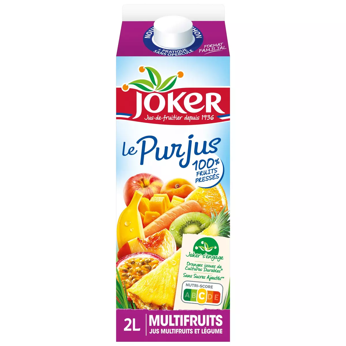 JOKER Pur jus multifruits 2l