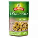 TRAMIER Olives apéro à l'ail dénoyautées 150g