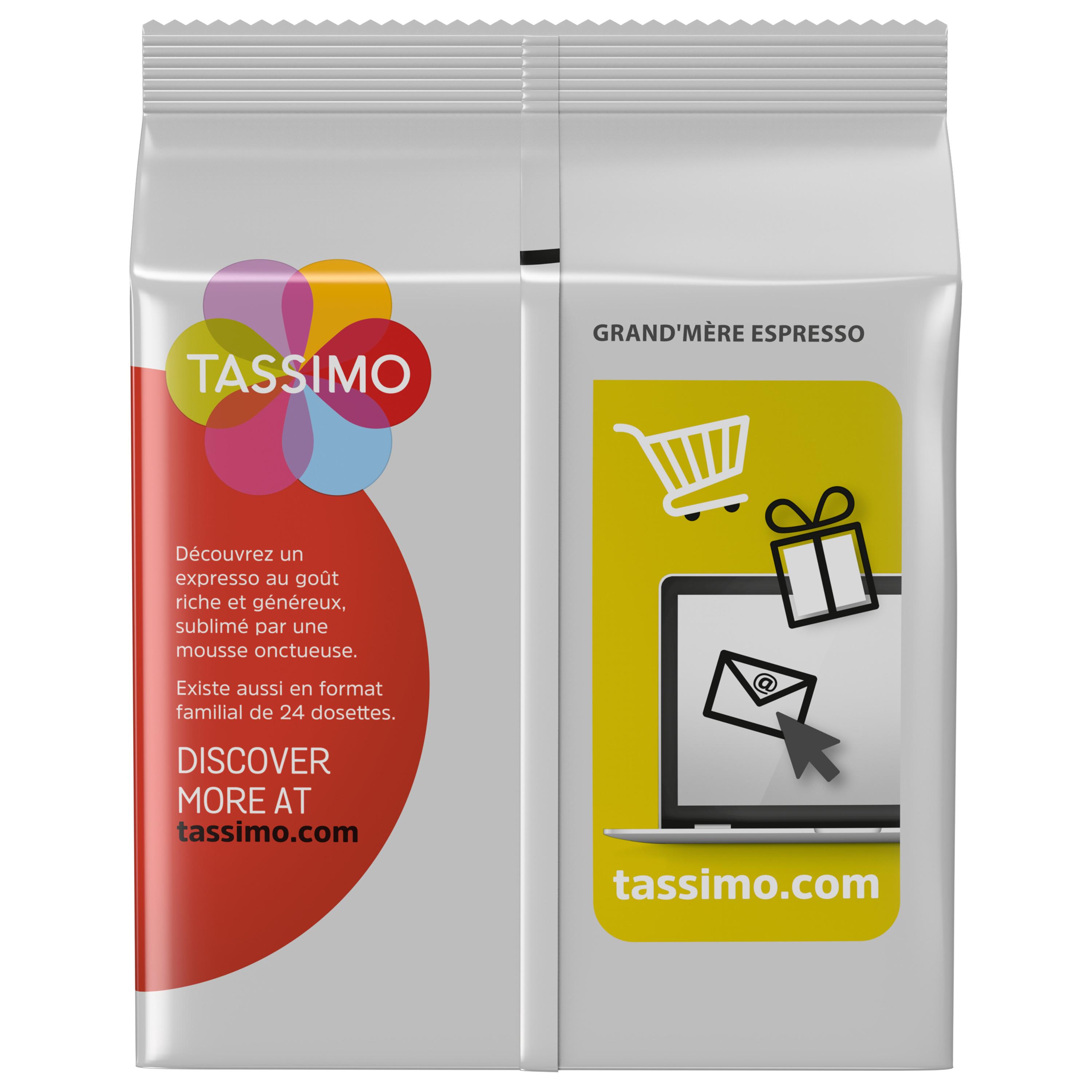 Voir la diapositive 4 : TASSIMO Dosettes de café Grand'Mère Espresso 16 dosettes 104g