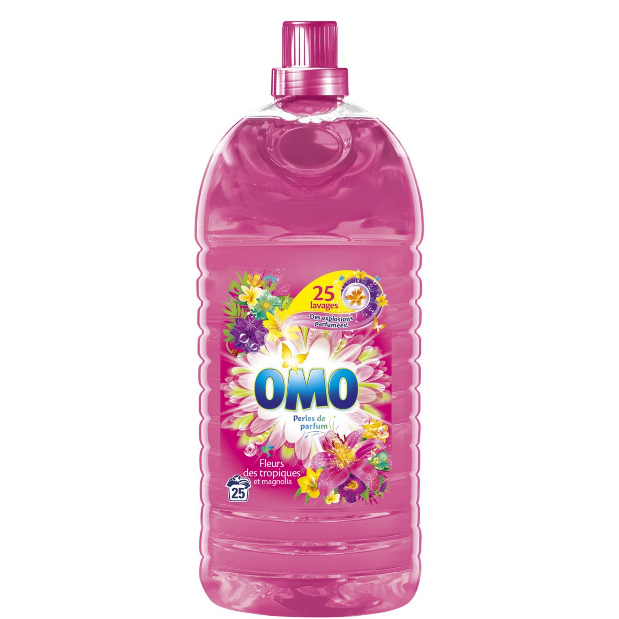 OMO Lessive liquide fleurs des tropiques 25 lavages 1,75l pas cher ...