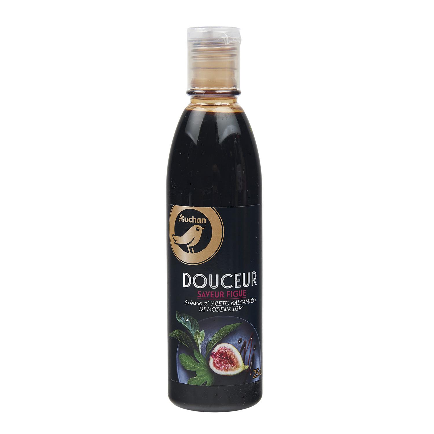 Voir la diapositive 2 : AUCHAN GOURMET Douceur saveur figue à base d'Aceto Balsamico di Modena IGP 25cl