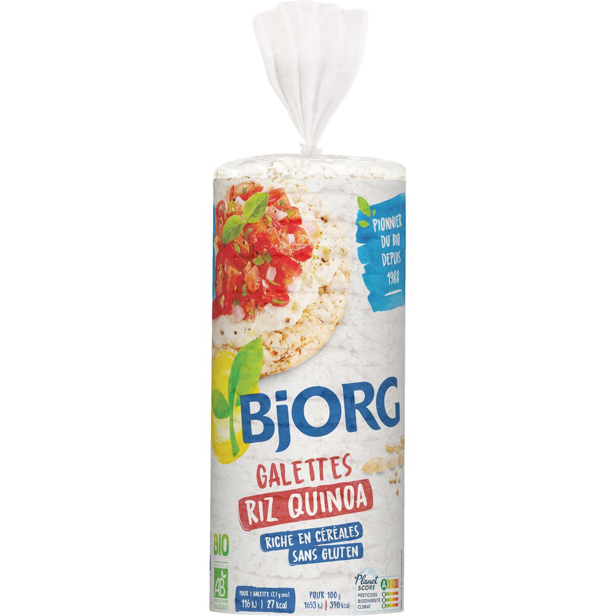 BJORG Galettes de riz et quinoa bio 130g
