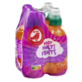 Voir la diapositive 2 : AUCHAN Boisson aux jus de fruits goût multifruits bouteilles bouchon sport 4x20cl