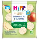 HIPP Mon goûter plaisir galettes de riz à la pomme bio dès 10 mois 30g