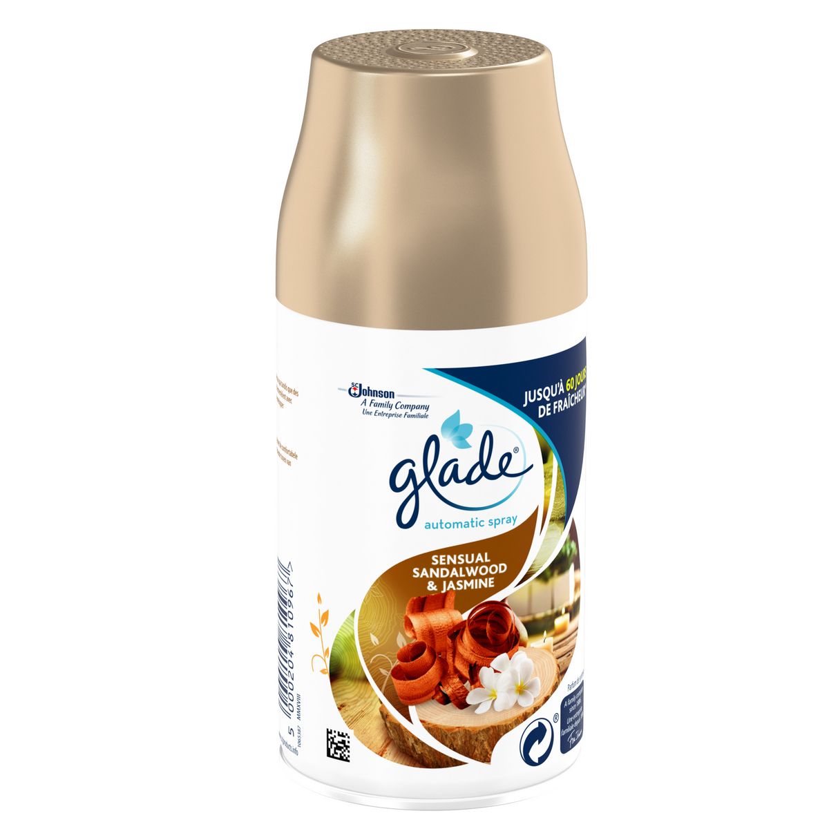 GLADE Recharge pour spray automatique sensual sandalwood jasmin 1 recharge