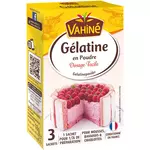 VAHINE Gélatine en poudre 3 sachets 18g
