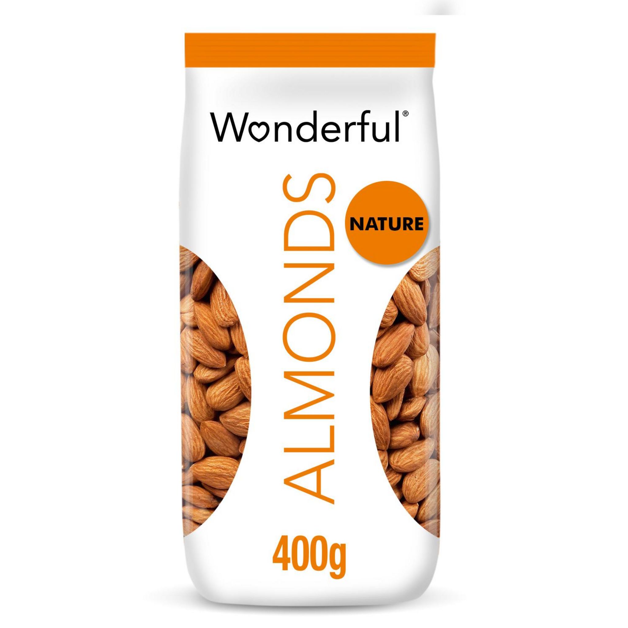 Voir la diapositive 2 : WONDERFUL Amandes naturelles 400g