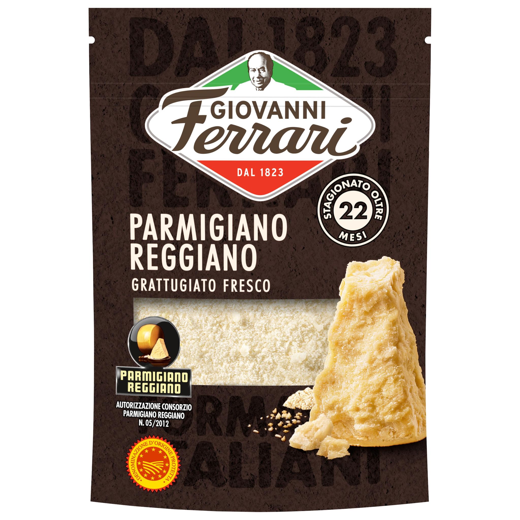 Voir la diapositive 2 : GIOVANNI FERRARI Parmigiano Reggiano râpé AOP 60g