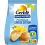 GERBLE Moelleux saveur citron sans sucres ajoutés sachets 7 sachets individuels 196g