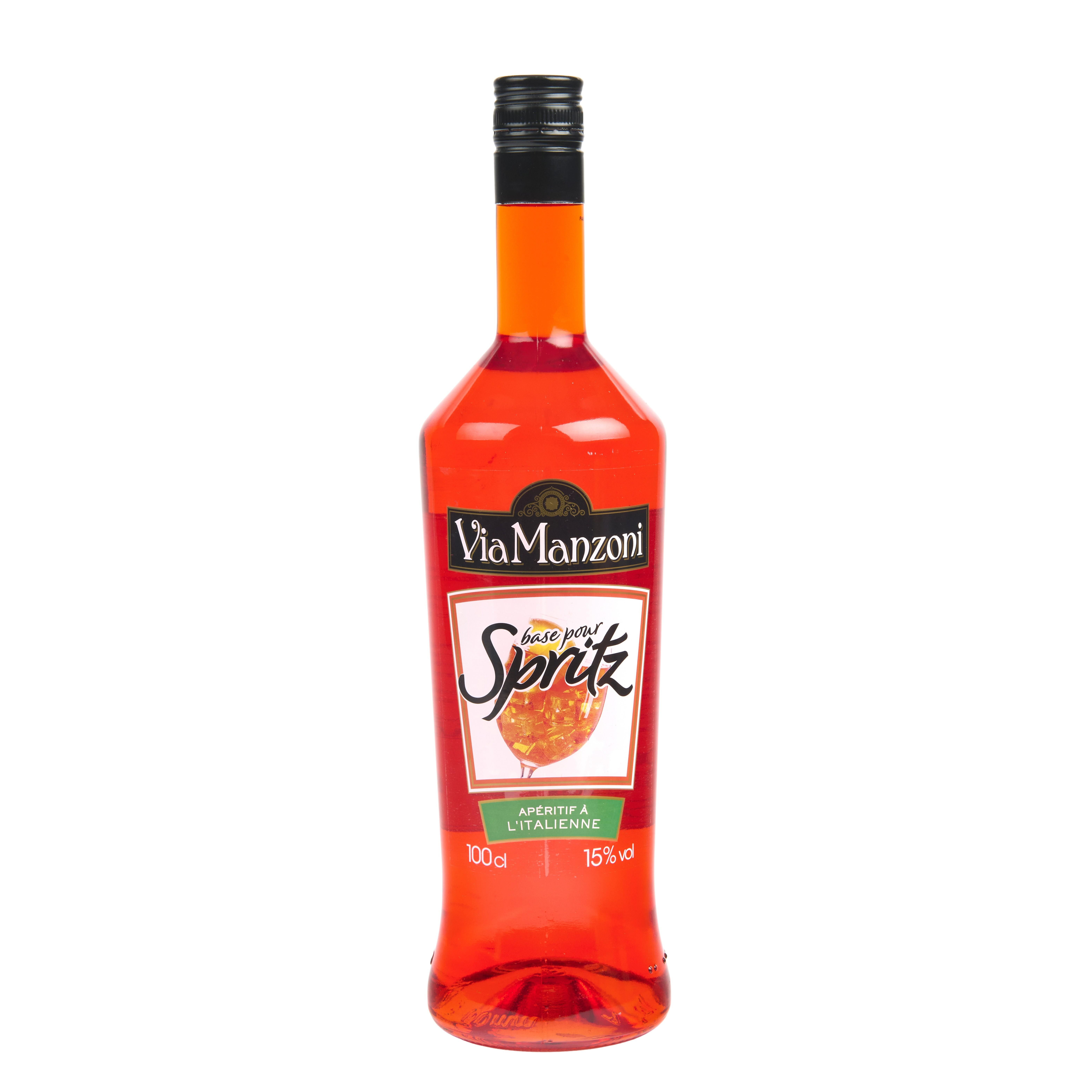 Voir la diapositive 3 : VIA MANZONI Apéritif base pour spritz 15% 1l