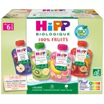 HiPP HIPP Gourde dessert aux fruits bio 4 variétés dès 6 mois